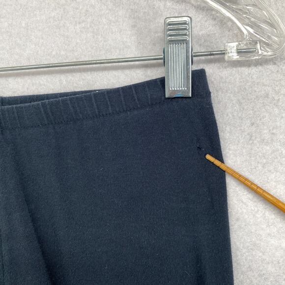 EILEEN FISHER Leggings 2XS Stretch Organic Cotton Jersey Cropped Black USA - Picture 11 of 13